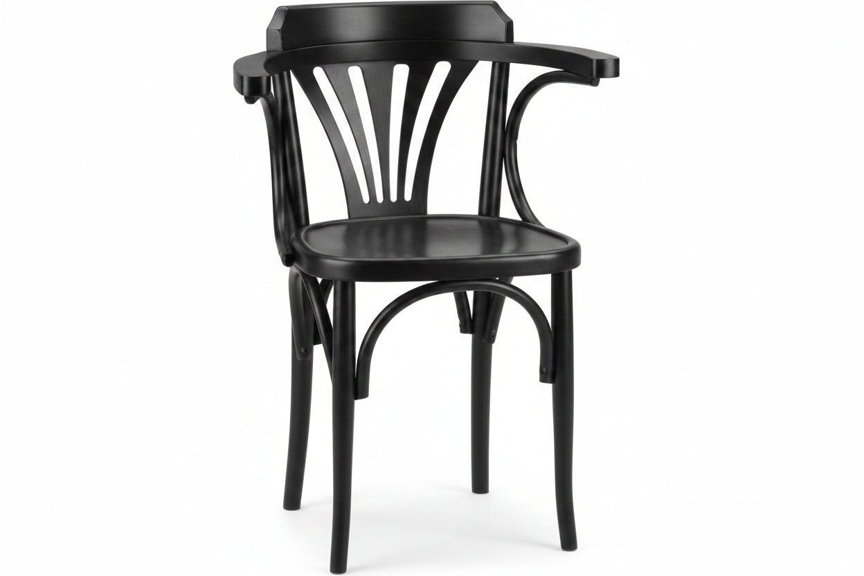 Poltrona bistrot colore nero