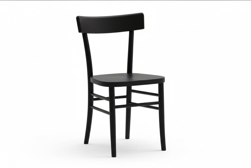 Sedia Milano in Legno Curvato Stile Anni '50