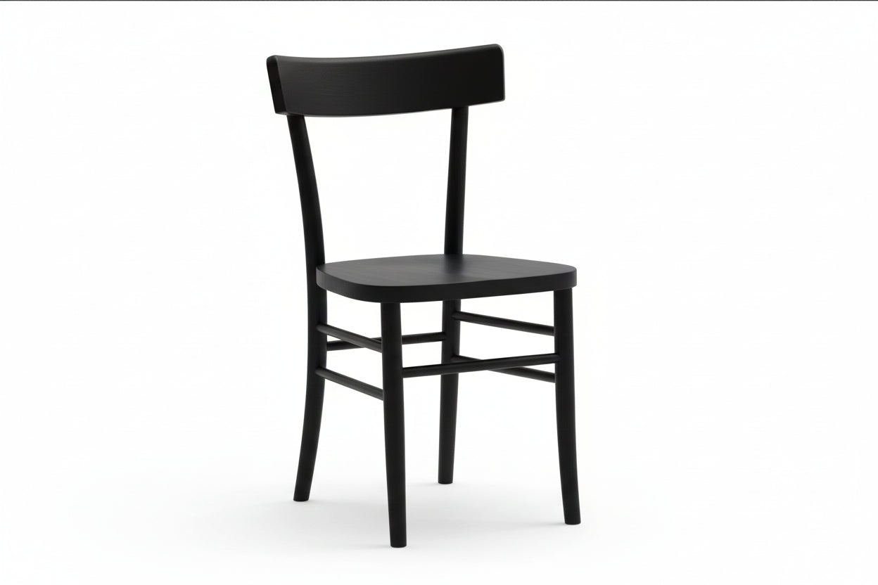 Sedia Milano in Legno Curvato Stile Anni '50