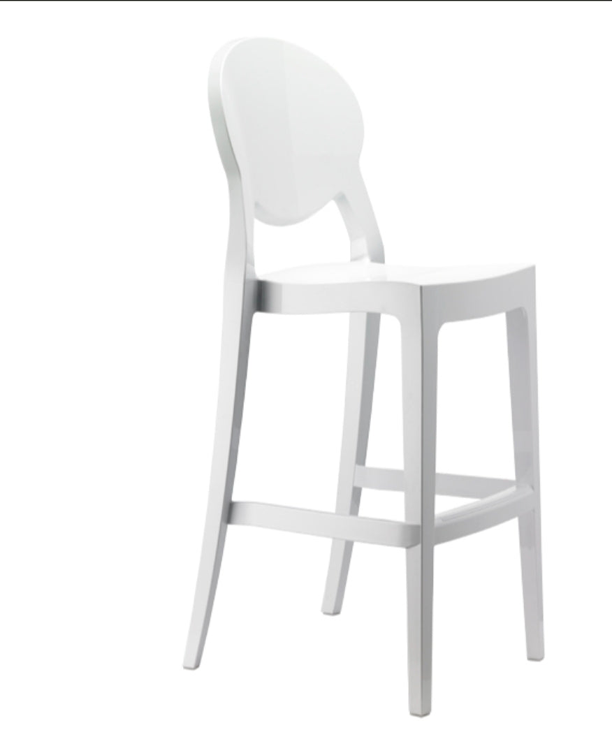 Igloo S 2358
Sgabello in policarbonato, altezza seduta a 65 o 74 cm, impilabile, anche per giardino