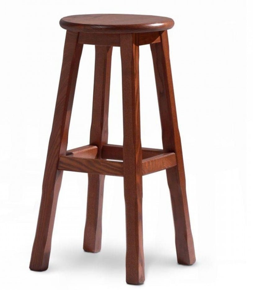 Sgabello Rustico in legno Massello - irish pub