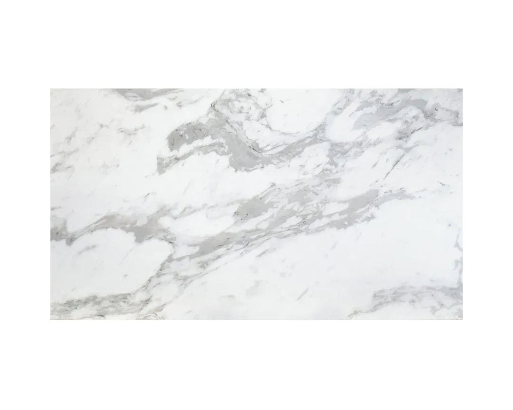 Tavolo da Pranzo Allungabile in Ceramica Effetto Marmo e Metallo – Stile Moderno – Made in Italy – 160/240×90 cm – H 76 cm