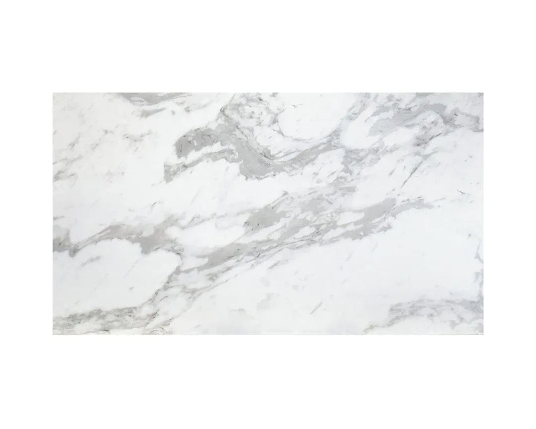 Tavolo da Pranzo Allungabile in Ceramica Effetto Marmo e Metallo – Stile Moderno – Made in Italy – 160/240×90 cm – H 76 cm