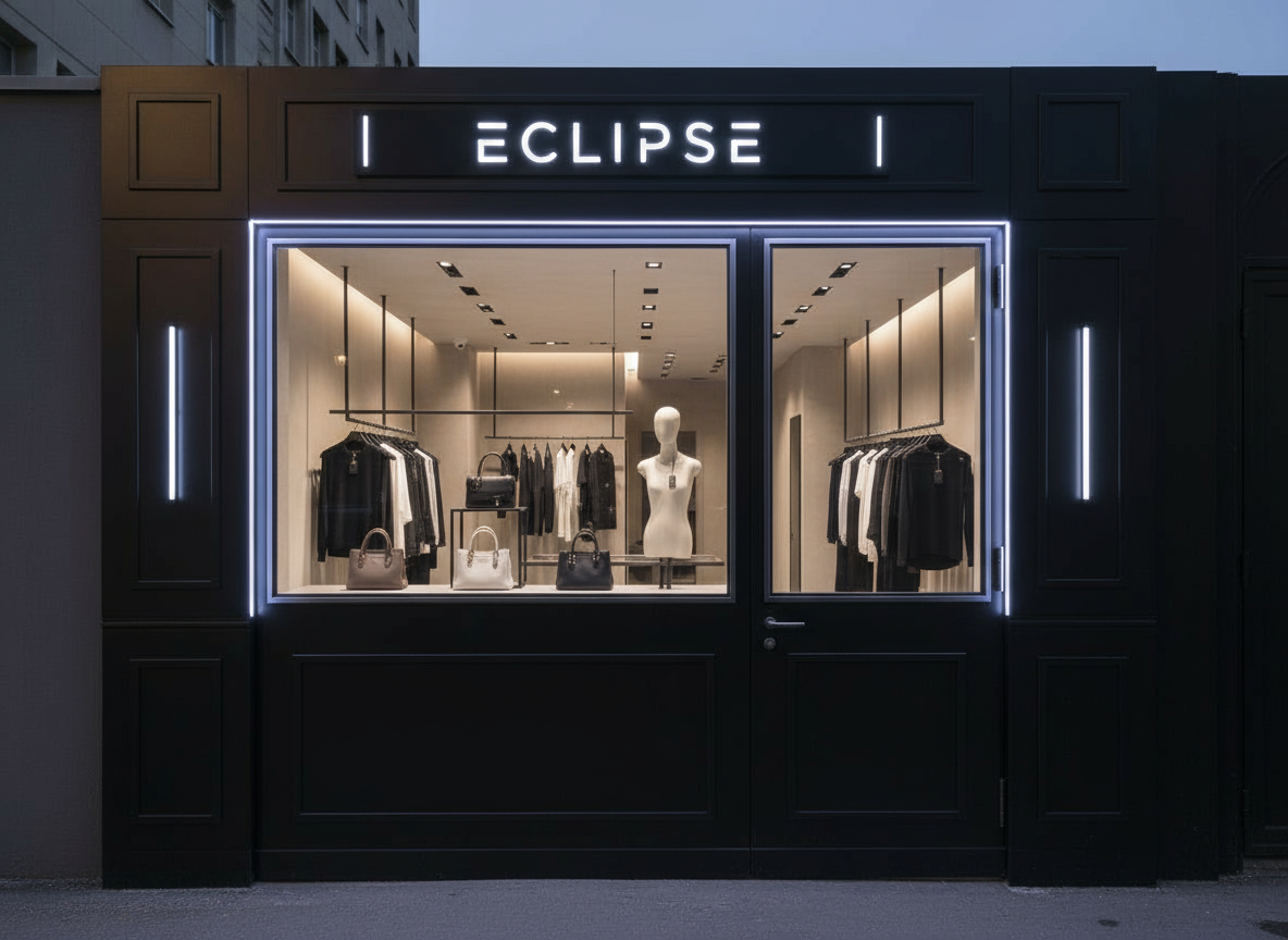 Vetrina moderna Eclipse