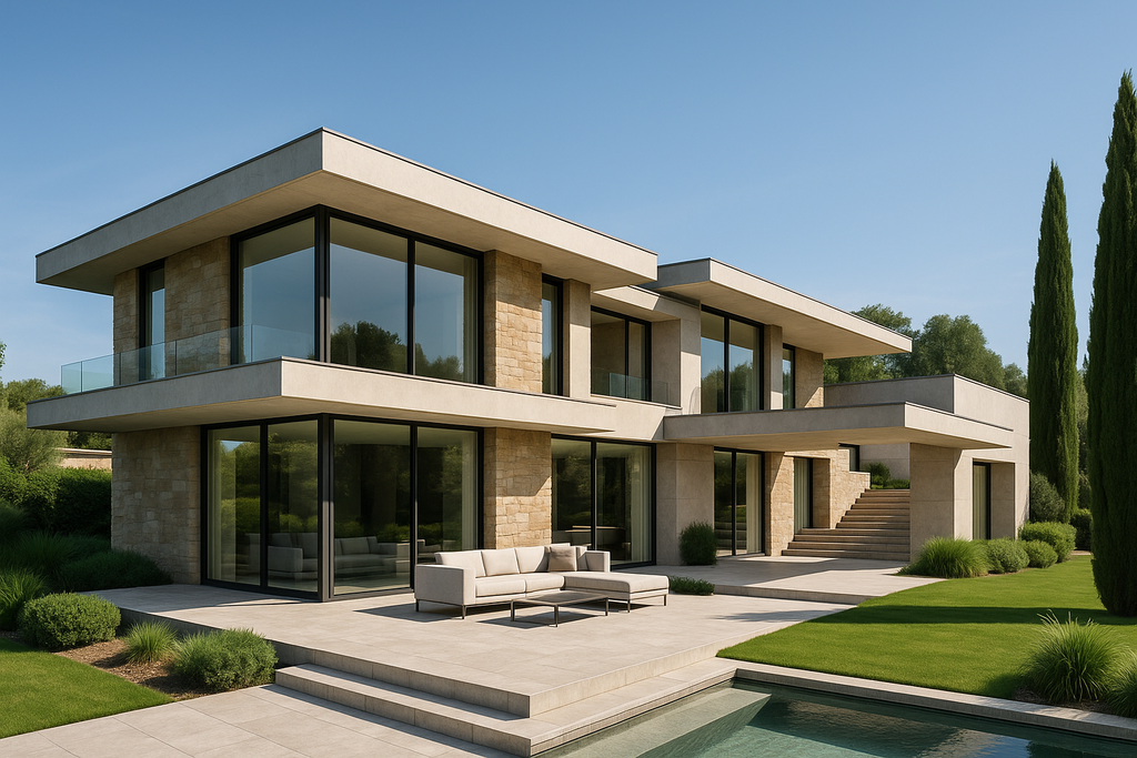 Villa moderna progettata da architetto