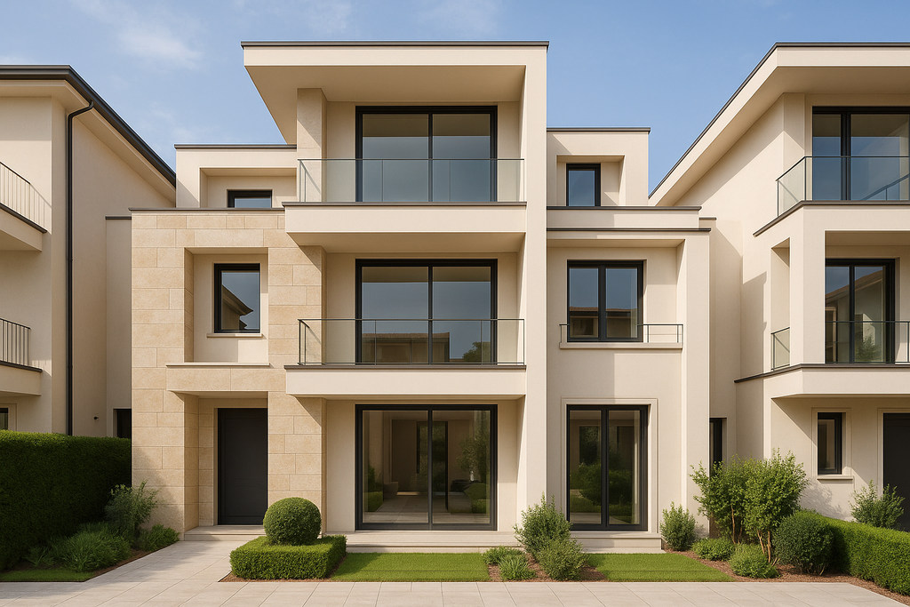 Villino a schiera moderno