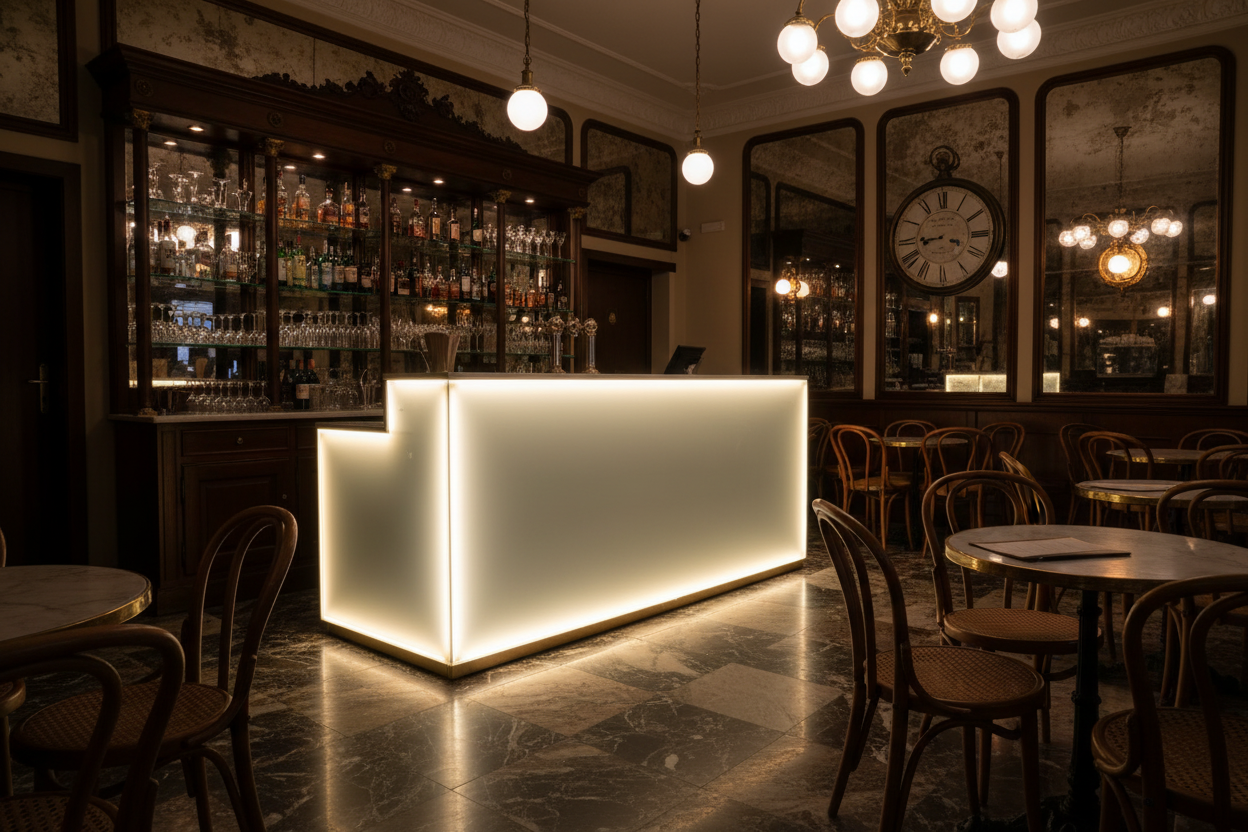 Vista laterale illuminazione LED